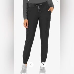 NWT - Med Couture Insight Women's 6 Pocket Cargo Jogger Scrub Pants